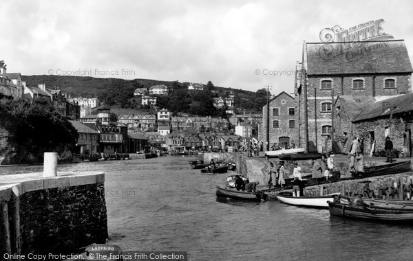 Photo of Looe, The Harbour c.1955