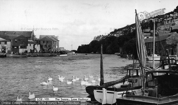 Photo of Looe, The Harbour c.1960