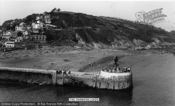 Photo of Looe, The Harbour c.1965