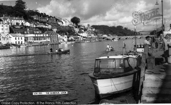 Photo of Looe, The Harbour c.1965