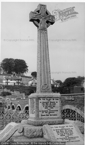 Photo of Looe, The Memorial c.1965