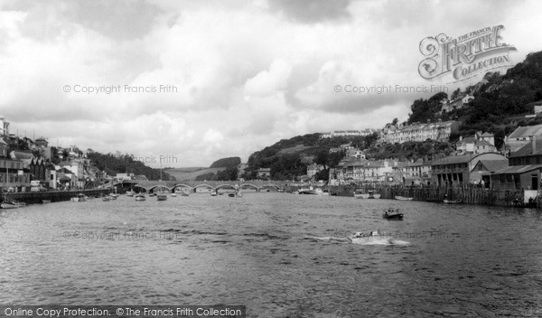 Photo of Looe, The River And Bridge c.1960