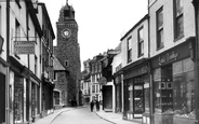 Town Clock, Fore Street c.1955, Looe