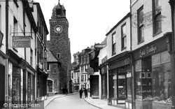 Town Clock, Fore Street c.1955, Looe