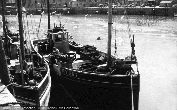 Photo of Looe, Trawlers c.1955