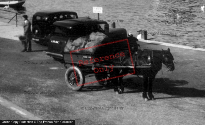 Photo of Looe, Vehicles On The Quay c.1955