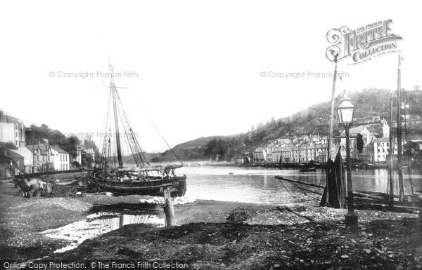Photo of Looe, View From The Church Steps 1888