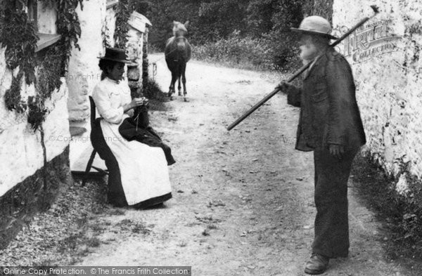Photo of Looe, Village Life 1906