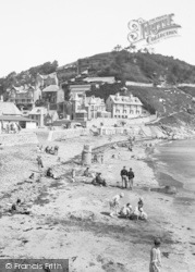 Visitors On The Beach 1927, Looe