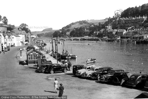 Photo of Looe, West Embankment c.1955