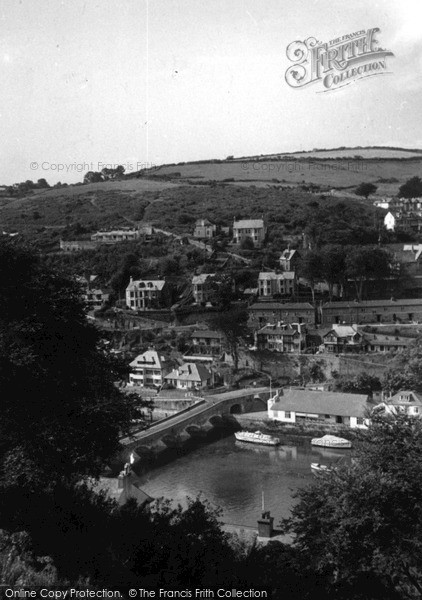 Photo of Looe, West Looe Downs c.1955