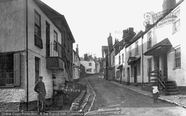 Photo of Looe, West Looe Hill 1888