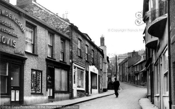 Photo of Looe, West Looe Hill c.1955