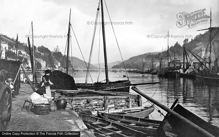 Photo of Looe, West Looe, The Quays 1888