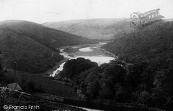 West River From Bodmin Road 1893, Looe
