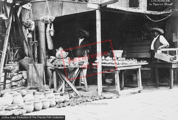 Photo of Los Angeles, Pottery Shop, Mexico Street c.1935