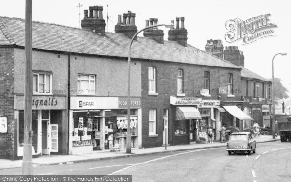 Photo of Lostock Hall, Shops On Leyland Road c.1965