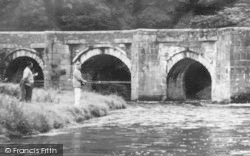 Anglers By Respryn Bridge c.1960, Lostwithiel