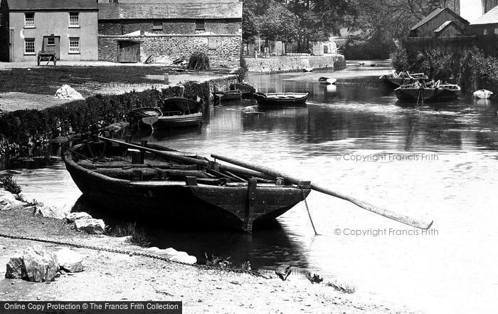 Photo of Lostwithiel, Boats On The River Fowey 1892