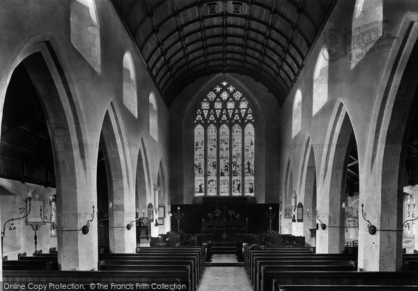 Photo of Lostwithiel, Church Interior 1922