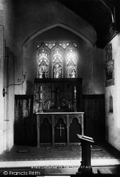 Church Side Chapel Interior 1898, Lostwithiel