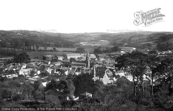 Photo of Lostwithiel, From Terrace Hill 1892