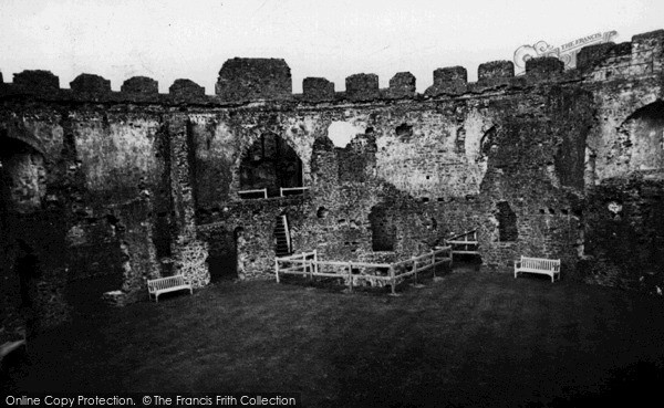 Photo of Lostwithiel, Restormel Castle Interior c.1955