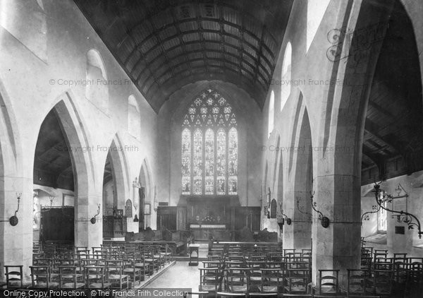 Photo of Lostwithiel, St Bartholomew's Church Interior 1892