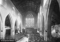 St Bartholomew's Church Interior 1892, Lostwithiel