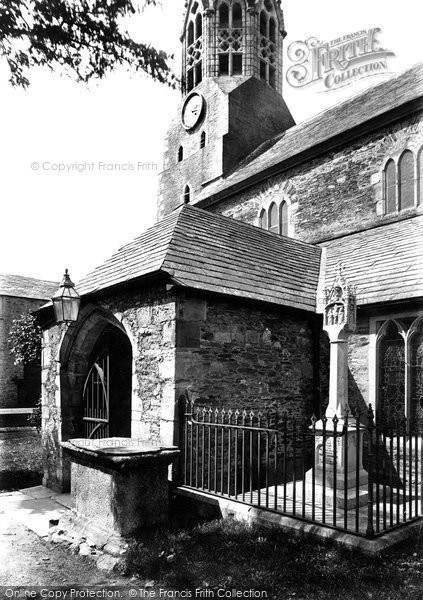 Photo of Lostwithiel, St Bartholomew's Church South East Porch And Cross 1893