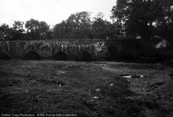 Photo of Lostwithiel, The Old Bridge c.1955