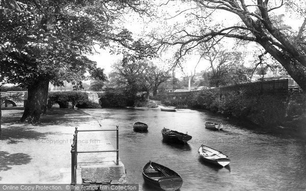 Photo of Lostwithiel, The River Fowey And Parade 1898