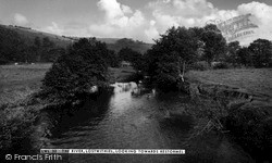 The River Fowey Looking Towards Restormel c.1955, Lostwithiel