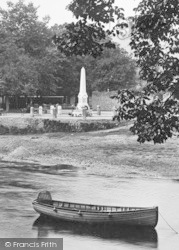 War Memorial From The River 1922, Lostwithiel