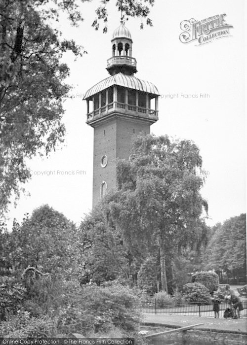 Photo of Loughborough, Carillon Tower, Queen's Park c.1955