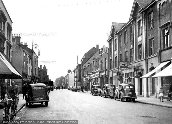 Photo of Loughborough, High Street c.1955