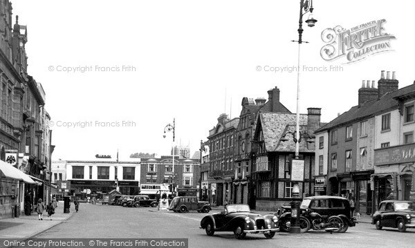 Photo of Loughborough, Market Place 1954