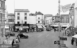 Market Place And Swan Street c.1955, Loughborough