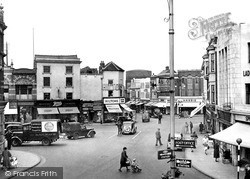 Market Place c.1950, Loughborough
