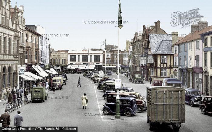 Photo of Loughborough, Market Place c.1950
