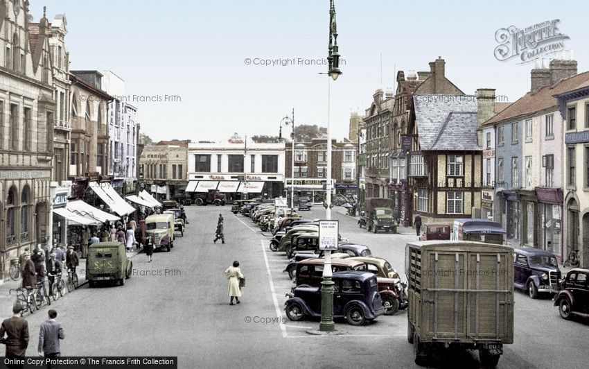Loughborough, Market Place c1950