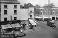 Market Place, Swan Street Corner c.1950, Loughborough