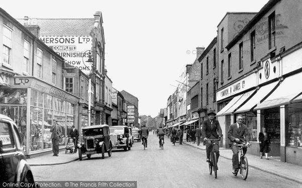 Photo of Loughborough, Market Street 1949