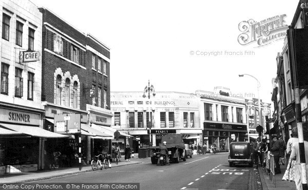 Photo of Loughborough, Swan Street c.1955