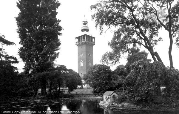 Photo of Loughborough, The Carillon, Queens Park c.1950