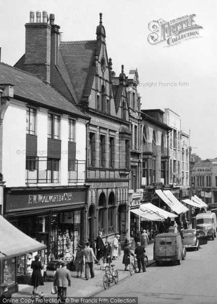 Photo of Loughborough, The Market Place c.1955