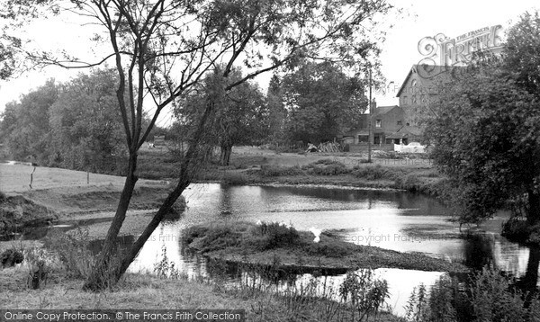 Photo of Loughborough, The River Soar And Cotes Mill c.1955