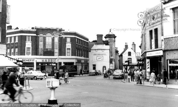Photo of Loughborough, Town Centre c.1965