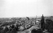 Loughborough, view north from Carillon Tower c1955