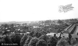 View West From Carillon Tower c.1955, Loughborough